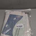 Nanspring White Cafe Curtains 54 Inch Length Set 2 Panel Kitchen Back Tab Pocket Drapes Semi Sheer Short Linen Textured Sheer White Curtain Modern Decor for Small Bathroom Window