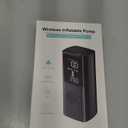 Tire Inflator Portable Air Compressor, 180PSI Cordless Air Pump with Digital Gauge, LED Light and Auto Shut-Off Function, 3X Faster Air Compressor for Car, Motorcycle, Bicycle, BallBlue