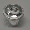 Silver Mini Galvanized Trash Can with Lid Mini Wastebasket Trash Can Small Metal Buckets Tabletop Trash Rubbish Bin Flower Pot Pen Holde Trash, Wastebaskets (9.5X9X9CM)