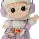 3 x Clothes for LABUBU 17cm Doll (NO Doll) 8-Piece Set, Outfit for LABUBU, Premium Dolls Accessories for LABUBU (Purple)