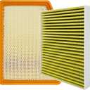 Cabin and Engine Air Filter Fits for 2019-2025 Chevrolet Silverado 1500, Tahoe, Suburban, Sierra 1500, Yukon, Yukon XL, Escalade, Fits 13356916, 84121219, CF11966, CA12404