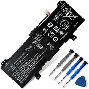 47.3Wh GB02XL/GM02XL Laptop Battery Compatible with HP ChromeBook 14-DB0051CL X360 11 G2 EE Chromebook 11A G6 G8 EE ChromeBook 14-DB0051CL Series HSTNN-UB7M HSTNN-IB8W L42550-271 917725-855 L42583-005