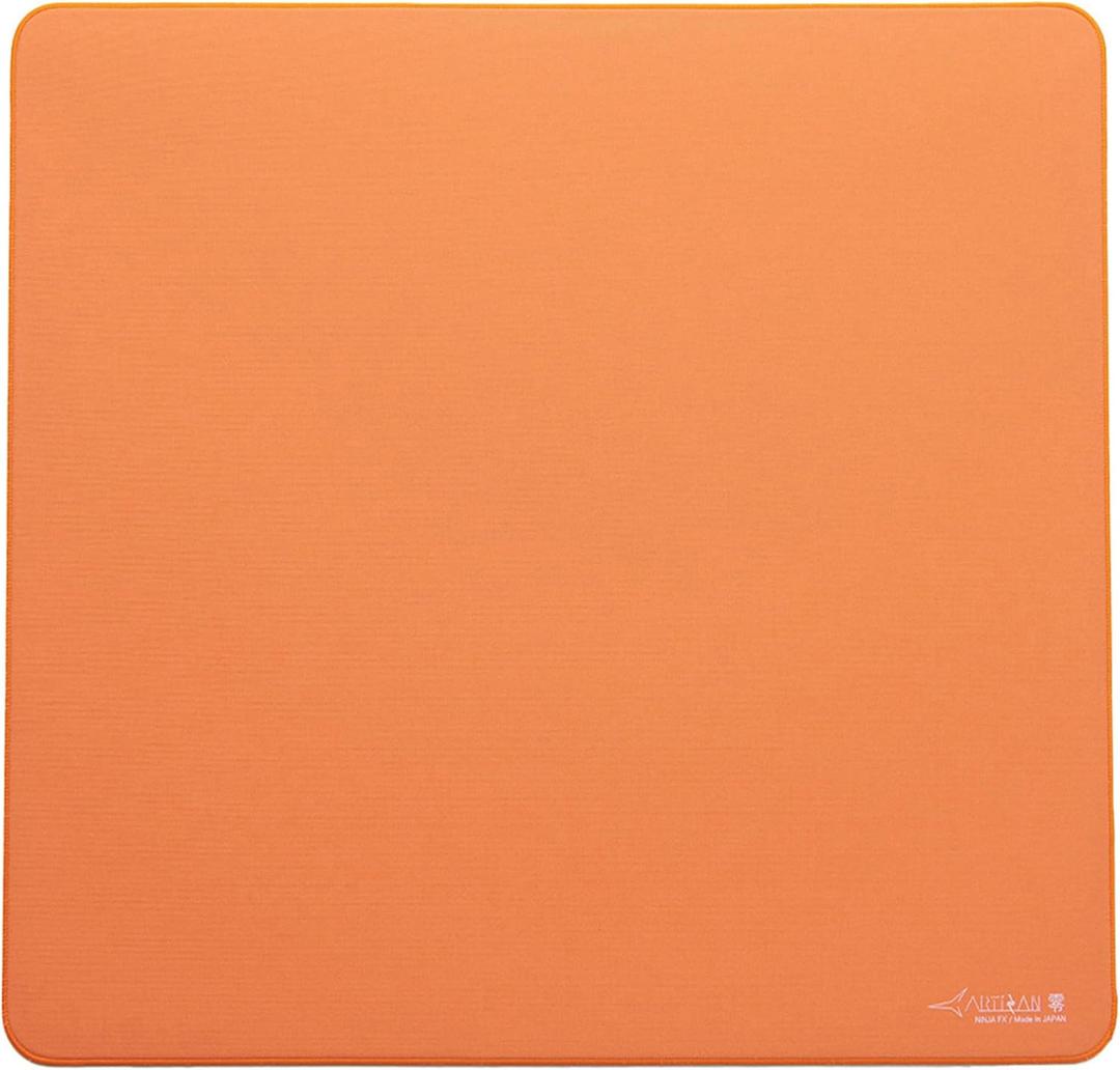 ARTISAN Artisan FX Zero Soft Orange Gaming Mouse Pad eSports (XL, Orange), 490 x 420 mm