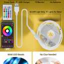 GANZQH 20FT Led Lights for TV, TV Backlight for 32-80 Inch, USB Led Light Strip with Remote, App Control, RGB Strip TV Lights Music Sync Color Changing, Led Lights for Room Gaming Accessories