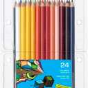 Prismacolor Scholar Colored Pencils, 24 Count - Vibrant Colors, Art Supplies, Drawing, Coloring, For Beginner Artists