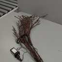 PEIDUO Lighted Willow Branches 30Inch 120 LED Twig Lights, 6PK Tree Branch Pathway Light for Holiday Xmas Decorations Indoor Outdoor Stake Lights