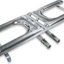 19.5IN H-Type Stainless Steel Burner, Replacement for Char-Broil, Thermos, Arkla, Sunbeam, Charmglow, Kenmore and Fiesta Gas Grills