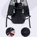 Blue Quartz 15L Hiking Backpack with Soft Flask, Ultralight Hiking Daypack with Chest Pockets for Phone Sternum Straps, Lightweight Foldable Packable Back Pack for Women Men(patent pending) (Black)