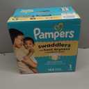 Pampers Swaddlers Diapers, Size 1 (8-14 lbs), 164 Count, Absorbent, Keeps Baby Dry and Comfortable, Skin Safe Disposable Baby Diaper