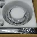 Gold Ceiling Fans with Lights, 72 Inch Large Modern Ceiling Fan with Remote Control for Living Room Kitchen, 3 CCT, 6 Speed Reversible DC Motor, Dual Finish