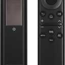 BN59-01385A Solar Voice Remote Control for Samsung Frame Smart TVs Compatible for Samsung 2021-2024 Crystal QLED 4K 8K Smart TVs Series, 4 Shortcut Buttons, Black
