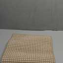 QiCaiJia Front Door Mat 17''x30'', Absorbent Muddy Dirt Resist Washable Non Slip Low-Profile Indoor Doormat, Easy Clean Entryway Welcome Door Mats, Brown