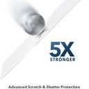 ZAGG Glass Elite Screen Protector for Apple iPhone 14 Pro - 5X Shatter Protection, Anti-Fingerprint Technology, InvisibleShield, Easy to Install