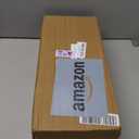 CubesLand Paper Rope Scalloped Edge Shelves Storage Basket, Woven Toilet Paper Baskets for Over Toilet Storage Shelf, Ending Table, Floating Shelves Organizing or Home Dcor, with Wood Handle, Brown (M - 14"L x 6.3"W x 3.9"H)