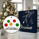 5 x Volleyball Ornament 2025  White Elephant Gift, Deck The Halls with Volleyballs Ceramic Holiday Decoration  Gift for Volleyball Players, Coaches, Fans & Teams