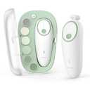 Momcozy Baby Nail File Electric, Gentle Baby Nail Trimmer Electric Rechargeable, Baby Nail Clipper Electric, 7 Grinding Head Replacement Pads