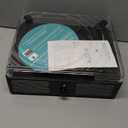 Vinyl Record Player Wireless Turntable with Built-in Speakers and USB Belt-Driven Vintage Phonograph Record Player 3 Speed for Entertainment and Home Decoration Black