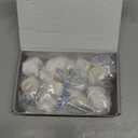 Amerdeco 10 Pack Brushed Brass Cabinet Knobs Single Hole Cabinet Pulls Round Kitchen Cabinet Knobs Drawer Knobs Dresser Knobs and Pulls for Bathroom Cabinets ZH0051