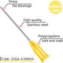 25G 5/8 In - 50 Pack 1ml/1cc Industrial Scientific Lab Utensils, Individual Package