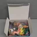 Animals Figure,54 Piece Mini Jungle Toys Set,ValeforToy Realistic Wild Vinyl Plastic Animal Learning Party Favors for Boys Girls Kids Toddlers Forest Small Playset Cupcake Topper