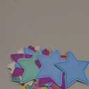 Seajan 108 Pcs Star Cutouts for Bulletin Board Chalkboard Paper Star Cutouts Decor Assorted Colors Star Accent for DIY Craft Projects Rustic Party Supplies 3.5 Inch