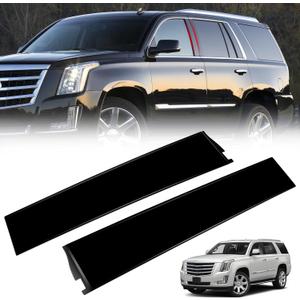 B Pillar Door Trim Molding Window Trim Cover fit for Cadillac Escalade ESV/Chevy Tahoe/Chevrolet Suburban/GMC Yukon XL 2015 2016 2017 2018 2019 2020, Replace 926-241, 926-242 (Driver & Passenger Side)