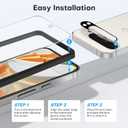 OMOTON for Google Pixel 9 Pro Screen Protector 6.3 inches, 3 Pack Tempered Glass Screen Protector & 2 Pack Camera Lens Protector, Case Friendly/9H Hardness (Not for Pixel 9/9 Pro XL)