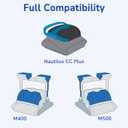 Fil-fresh Robotic Pool Cleaner Filters, Replaces for Dolphin M400/M500 & Nautilus CC Plus Ultra Fine Cartridge Filter Panels, Part Number 9991432-R4, Pack of 4