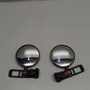 Scooter Rear-view Mirror Compatible with Ninebot by Segway All KickScooters MAX G30 G2 G3 ZT3 Pro GT3 F3 E3(Except Air T15), Adjustable Wide-Angle Vision Rearview Mirrors Original Accessories 2-Pack