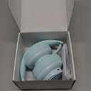 Picun B8 Bluetooth Over Ear Headphones, 120H Playtime with 3 EQ Modes, Low Latency, Hands-Free Calls, Deep Bass for Travel, Home, Office & PC (Cyan)