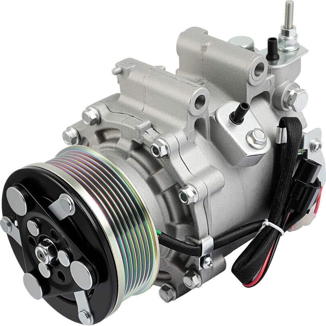 SCITOO 2006-2011 AC Compressor fit for Honda Civic A/C Compressor 1.8L Fast Cooling Air Conditioning Compressor 38810RNAA01 38800RZVG020M2 CR2037000S 38810RNAA02 38800RZVG022M2 38800RNAA010
