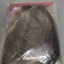 Rosa Star Short Wig Ombre Brown Mixed Blonde Hair Wigs Natural Curly with Bangs Synthetic Hair Fibers Heat Resistant Full Wig for Women