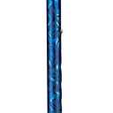Nova Joy Designer Offset Quad Cane for Seniors - Unisex Adjustable Lightweight Walking Aid with Foam Handle, Wrist Strap and Anti-Rattle Lock - Essential Mobility Support - Blue Rain, 1 Count, 
Extended Length	39 inches