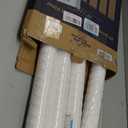 Membrane Solutions 5 Micron 2.5" OD x 20" Length Sediment Water Filter String Wound Polypropylene Cartridge for Whole House Filter Systems - 6 Pack