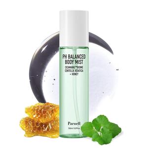 Parnell Cicamanu pH Balanced Body Mist - Centella Asiatica, Hyaluronic Acid, Ceramide, LHA, PHA, Mild Exfoliating, Soothing and Moisturizing Mist for Body (5.07 Fl Oz / 150ml)