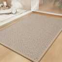 RESARE Non Slip Bath Mat - Machine Washable Bathroom Rug, Super Absorbent Quick Dry Bath Mat, Bath Rug Ultra Soft Rug for Bathroom Floor, 24"x35" Beige