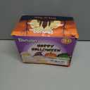 48 Halloween Toys Pack with Pumpkin Box, Halloween Party Favors Gifts for Kids, Squishy Mochi Toys in Bulk with Bubble Push it Keychain, Halloween Treat Bags Fillers, Trick or Treat Classroom Prizes