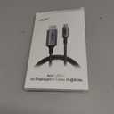 acer USB C to DisplayPort Cable 6.6 FT (4K@60HZ 2K@165Hz), Type-C to DisplayPort Cord (Sturdy Aluminum, Plug & Play) Thunderbolt 3/4/5 Compatible with MacBook Pro/Air, iPhone 16 Pro/Max, XPS, Surface