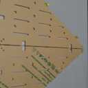 PIAOLGYI Triangle Shelf with Holes for RUDSTA,Replacement Shelf for IKEA RUDSTA,Triangular Acrylic Corner Shelves Extra Shelves with IKEA RUDSTA Glass Cabinet,15.5" x 13.38" (7mm)(2)