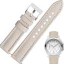 Aoeiwv Nylon Leather Watch Band Quick Release Waterproof Resistant Oxford Fabric Durable Hybrid Premium Nylon Fiber Genuine Leather Universal Replacement Strap 18mm 19mm 20mm 21mm 22mm for Men Women