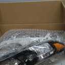 Thomletha Replacement for Toyota Corolla 2011-2013 Headlight Assembly Halogen Black Left and Right Side Pair