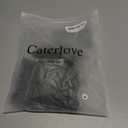 Caterlove Women's Seamless Underwear No Show Stretch Bikini Panties Silky Invisible Hipster 6 Pack (Black, M)