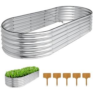 Angooni 7x3x1.4ft Raised Garden Bed Outdoor, Upgraded X-Shaped Support Rods, Raised Planter Box kit, Raised Bed for Planting Vegetables, Flowers, Fruits : Patio, Lawn & Garden