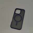 SUPFINE Magnetic for iPhone 16 Pro Case (Compatible with MagSafe) (Military Grade Drop Protection) Slim Translucent Matte Shockproof with Anti-Fingerprint Phone Case,Lavender Gray