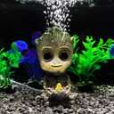 AnxunJim Aquarium Groot Air Bubbler Decorations Fish Tank Air Stone Set