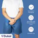 Dukal Patient Exam Wear, Short, Non-Sterile, Unisize, Dark Blue (5 Bags/Case 10 Bag) (Pack of 50) (Blue)