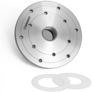 6" Faceplate with 1-1/4"x8TPI Thread for Woodturning Lathe.