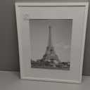 upsimples 16x20 Picture Frame, Display Pictures 11x14 with Mat or 16 x 20 Without, Wall Hanging Poster Frame, White, 1 Pack