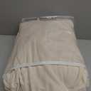 PrinceDeco PriceDeco Velvet XL Couch Cover for Oversized Sofa 4 Piece Sofa Covers for 3 Cushion Couch Washable Furniture Protector with Non Slip Elastic Bottom Width Up to 97 Inch(X-Large, Ivory)