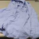 Linsery 2 Piece Summer Outfits Button Down Shirt Top and Shorts Casual Lounge Sets (Medium, Glacial Blue)
